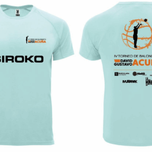 Camiseta conmemorativa IV Torneo de baloncesto David Gustavo Acuña