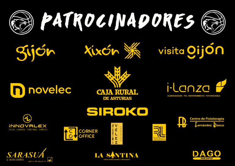 Patrocinadores Club Baloncesto Pumarín Gijón
